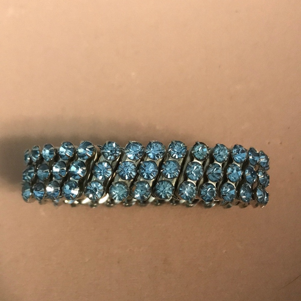 Vintage Flexible Rhinestone Bracelet